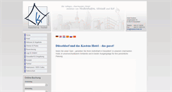 Desktop Screenshot of kastens-hotel.de