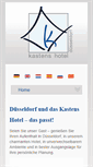 Mobile Screenshot of kastens-hotel.de