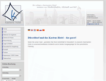 Tablet Screenshot of kastens-hotel.de
